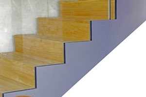 Faltwerk-Treppe mit Ganzglas-Gländer 2