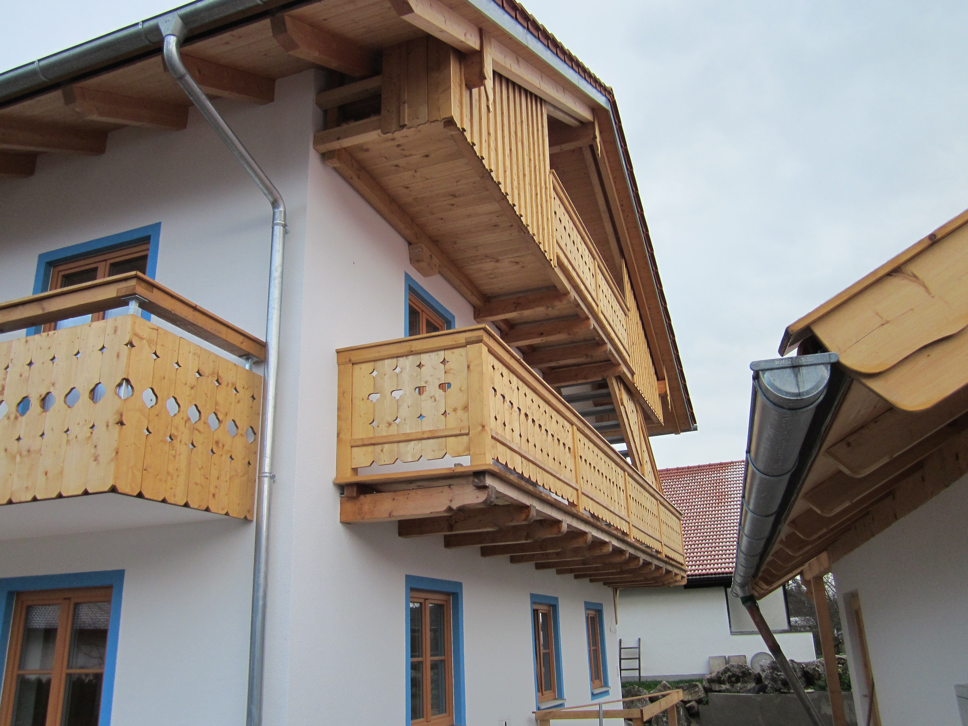 Holz-Balkon